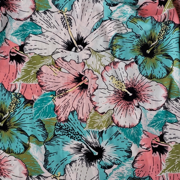 H&M Hibiscus Floral Backless Maxi Dress sz 12 - Picture 2 of 12